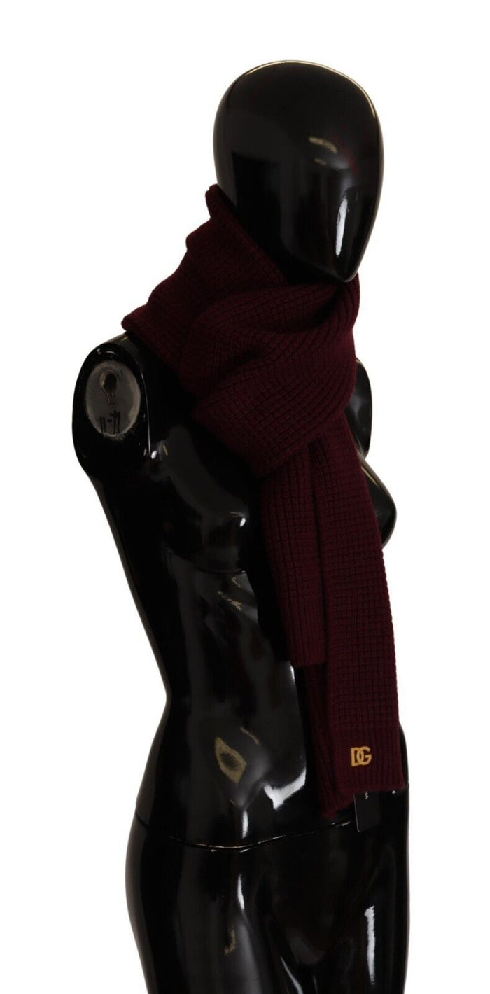 Dolce & Gabbana 100% Cashmere scarf in red