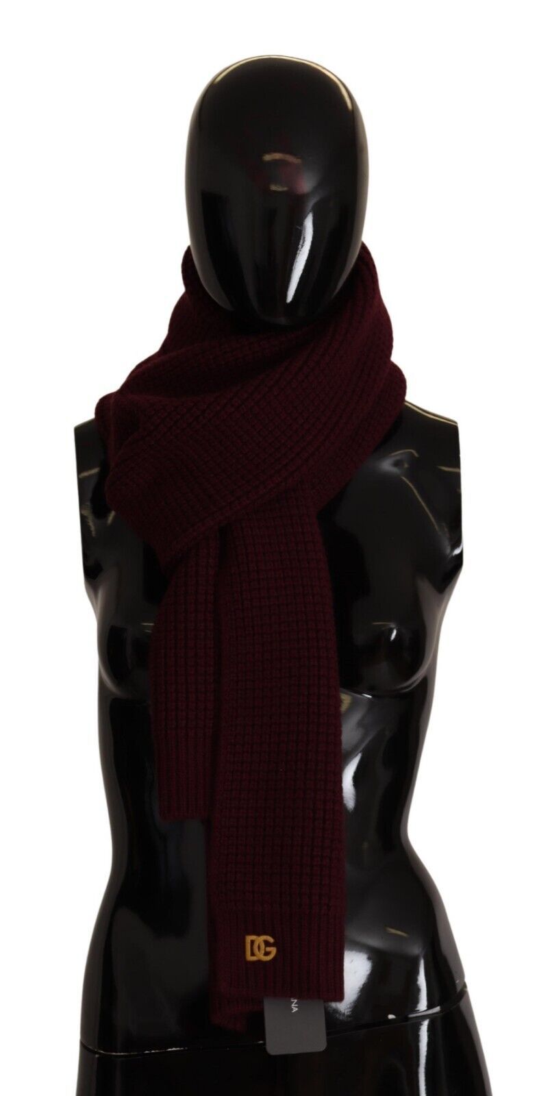 Dolce & Gabbana 100% Cashmere scarf in red — view 4
