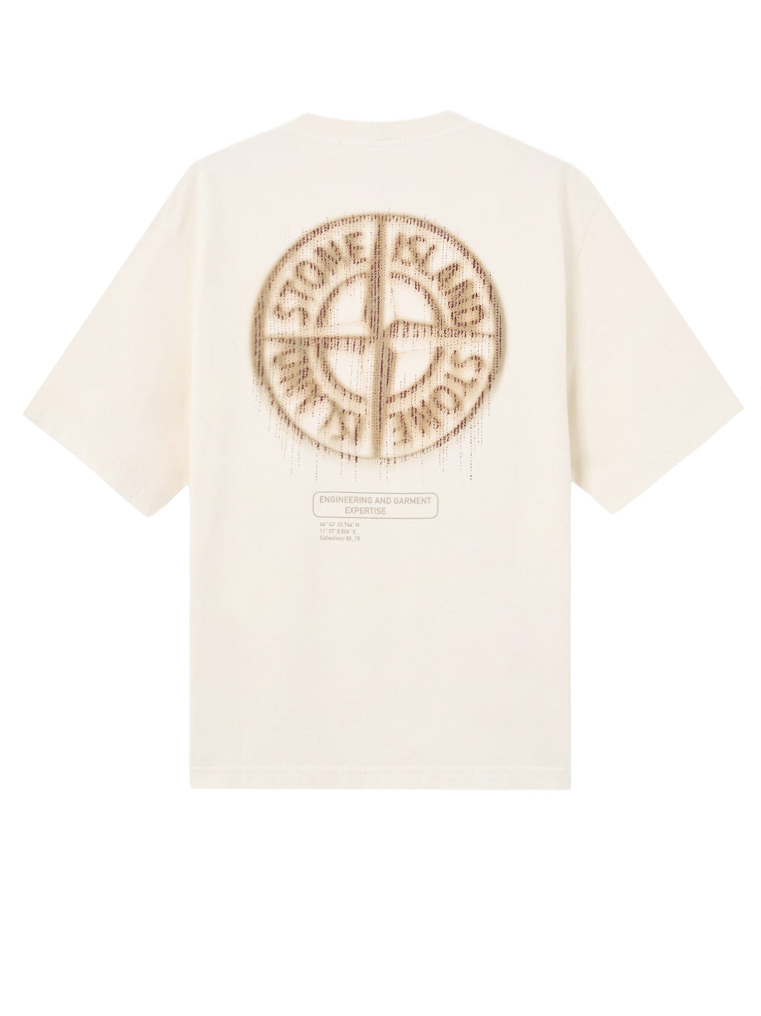 Stone Island T-Shirts And Polos White Cotone Organico