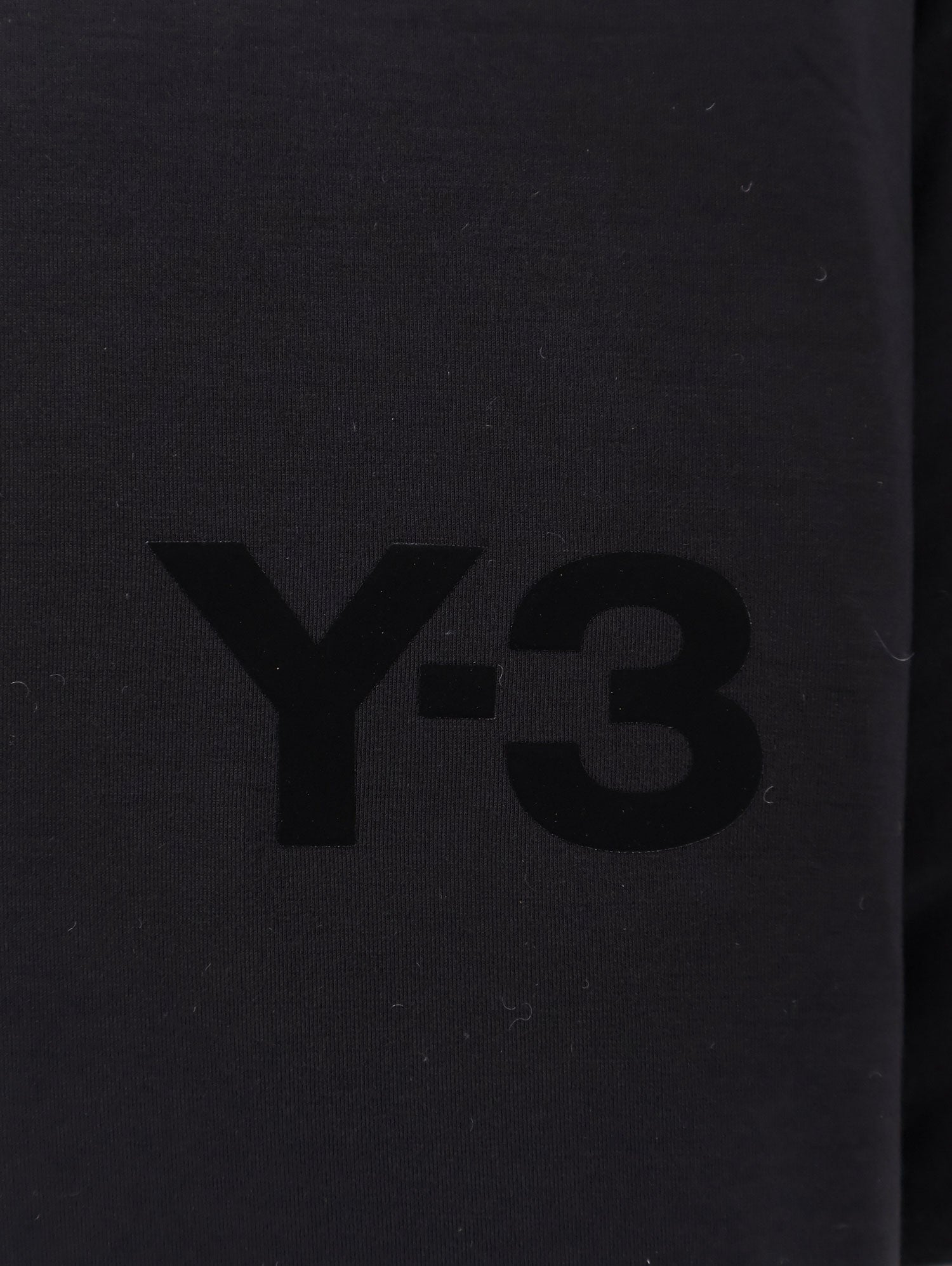 Y-3 Sweaters Black Lyocell Elastan