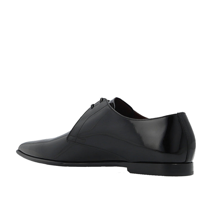 Achille Leather Derbies Black Calf