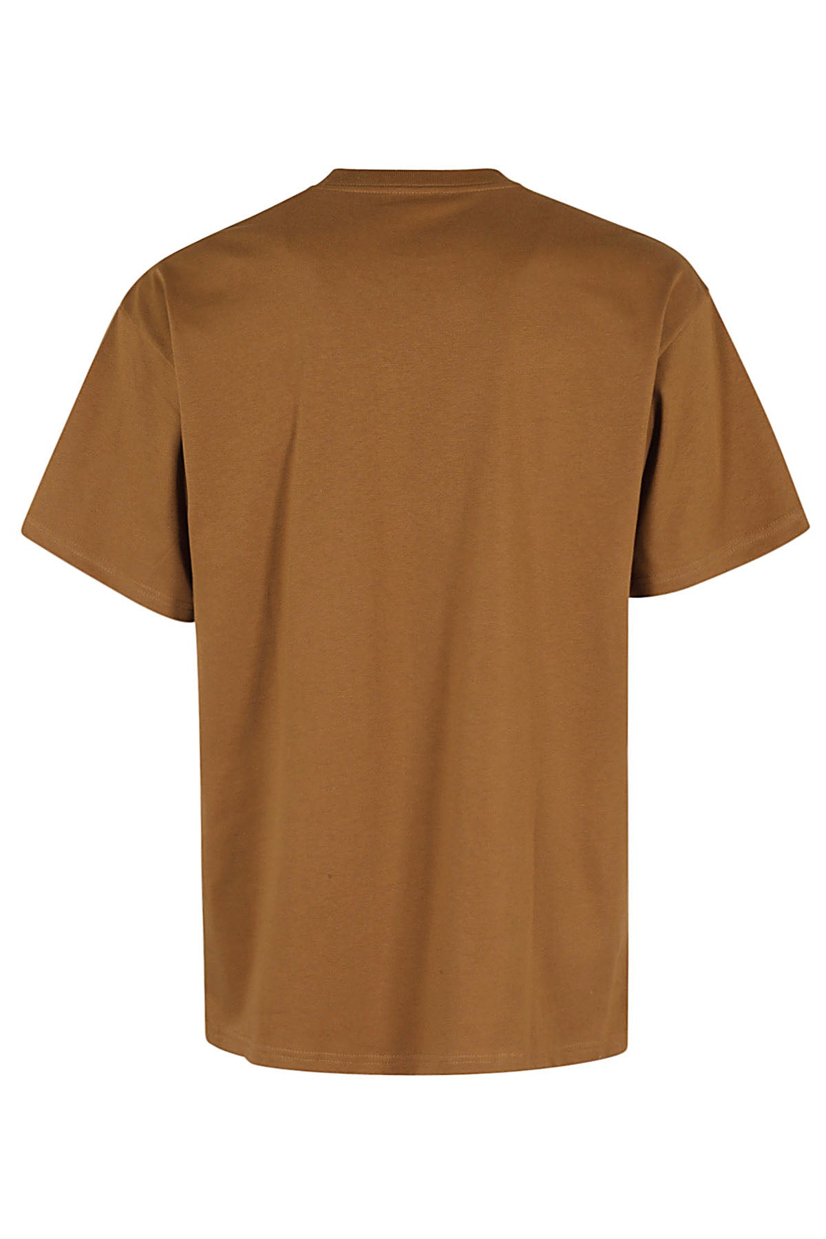 Ss Groundworks Brown Cotton T-shirt