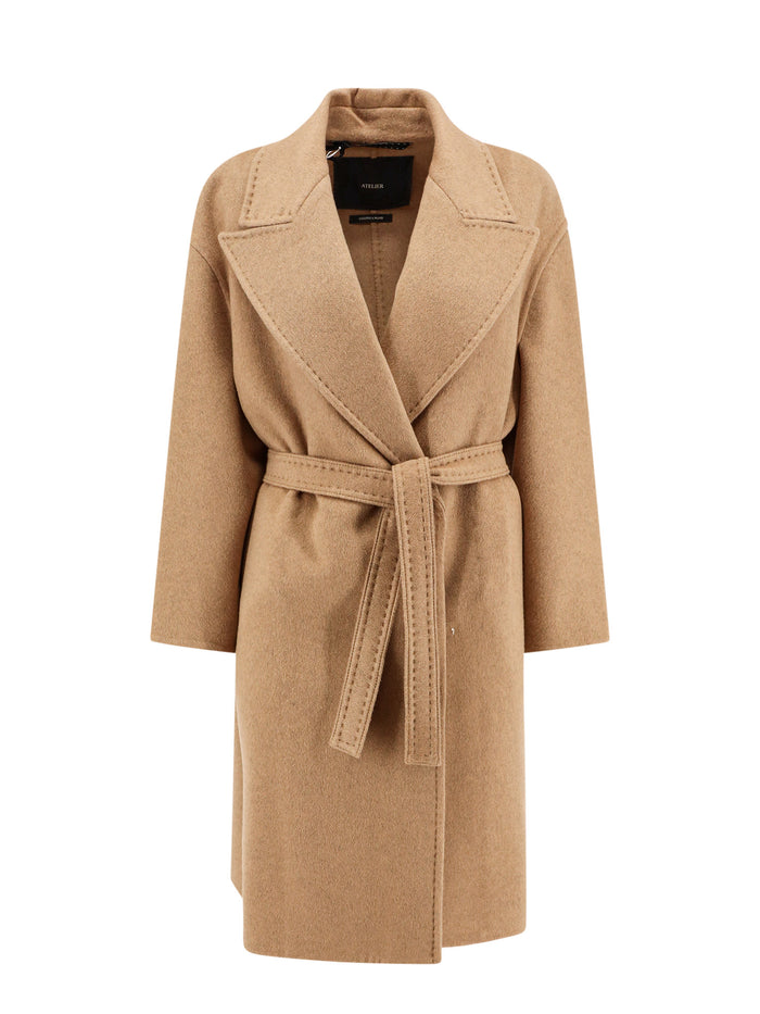 Max Mara Coats Brown Cashmere