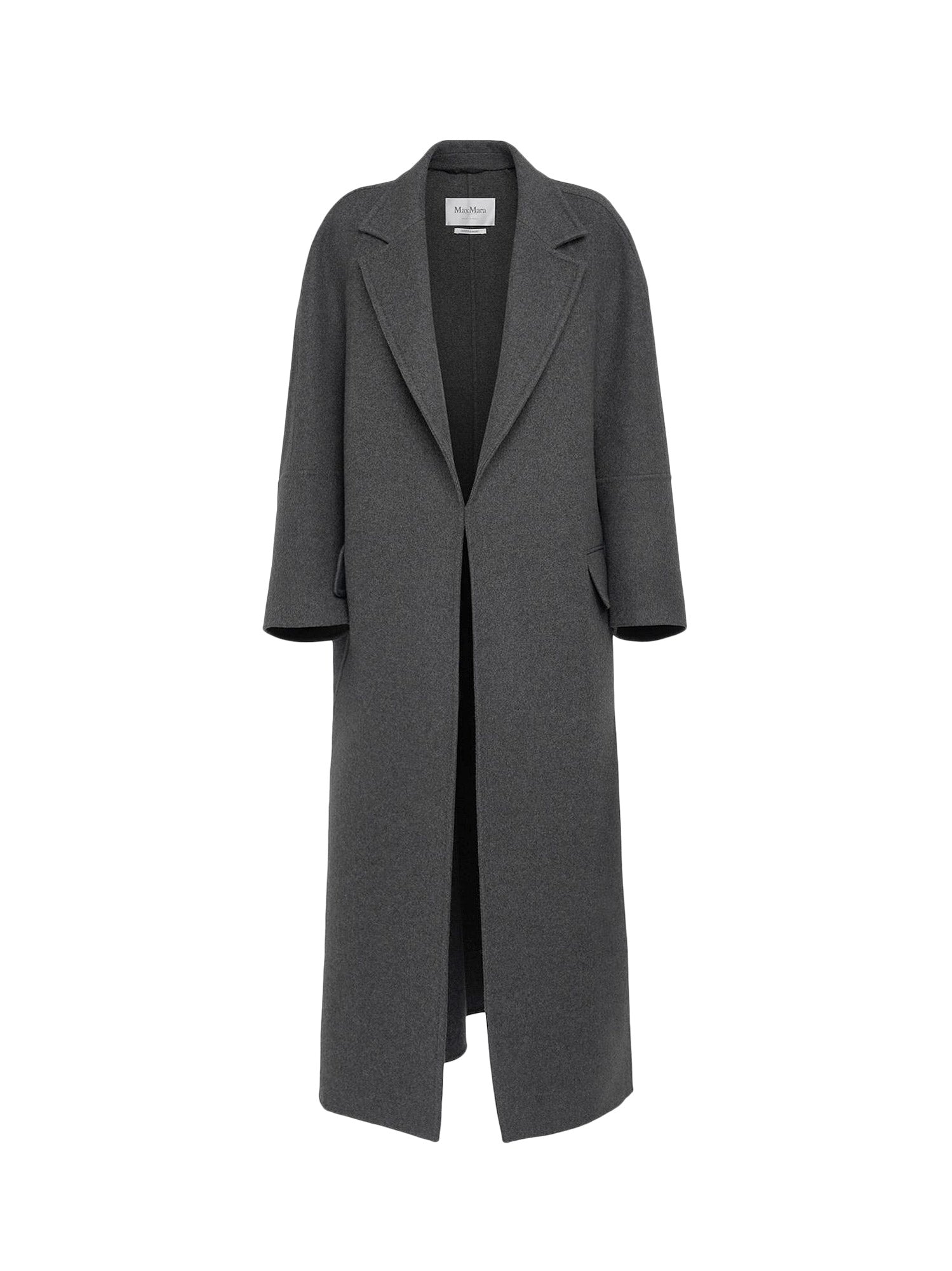 Max Mara Coats Grey Lana Vergine Cashmere