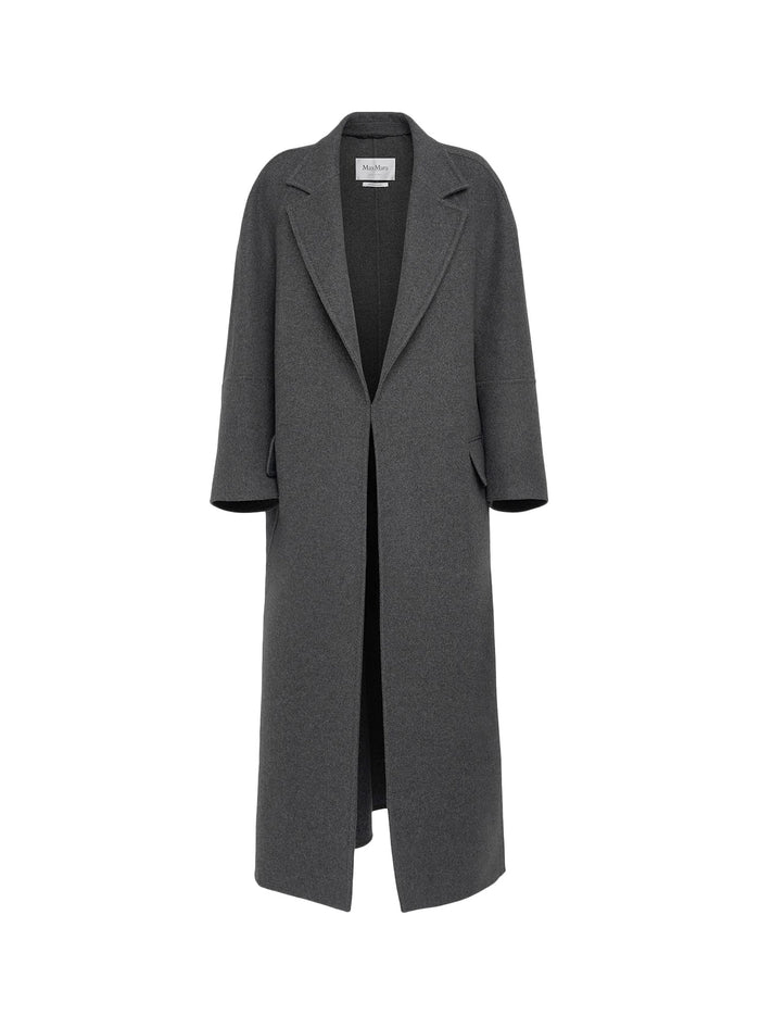 Max Mara Coats Grey Lana Vergine Cashmere