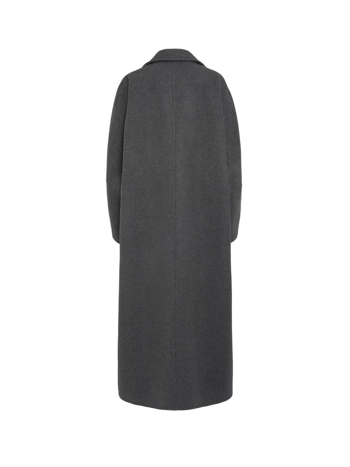 Max Mara Coats Grey Lana Vergine Cashmere