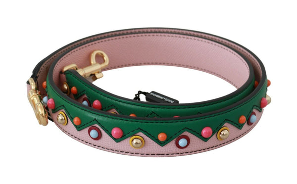 Dolce & Gabbana 100% Leather shoulder strap in pink