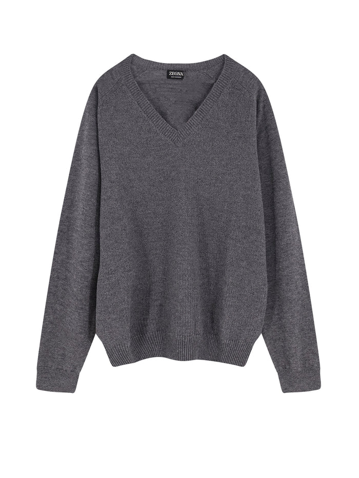 ZEGNA Sweaters Grey Cashmere