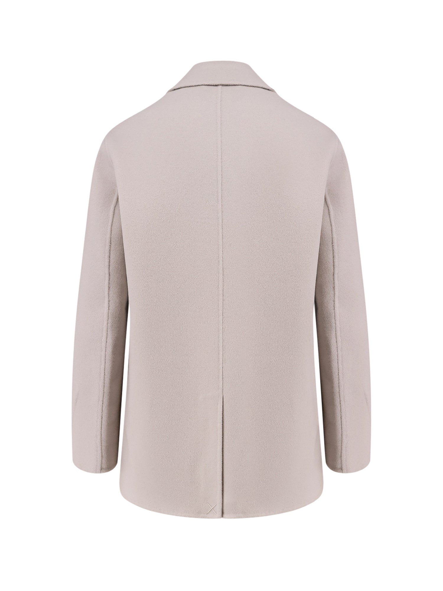 Paltò Coats Bianco Grigio Lana