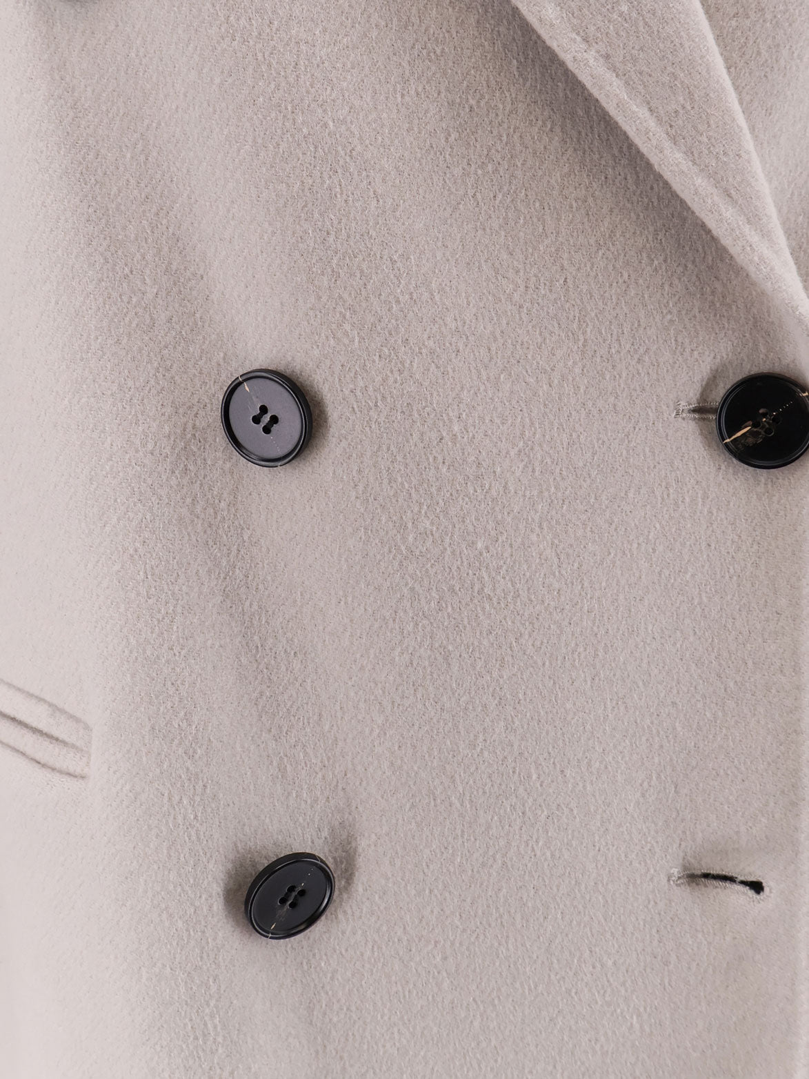 Paltò Coats Bianco Grigio Lana