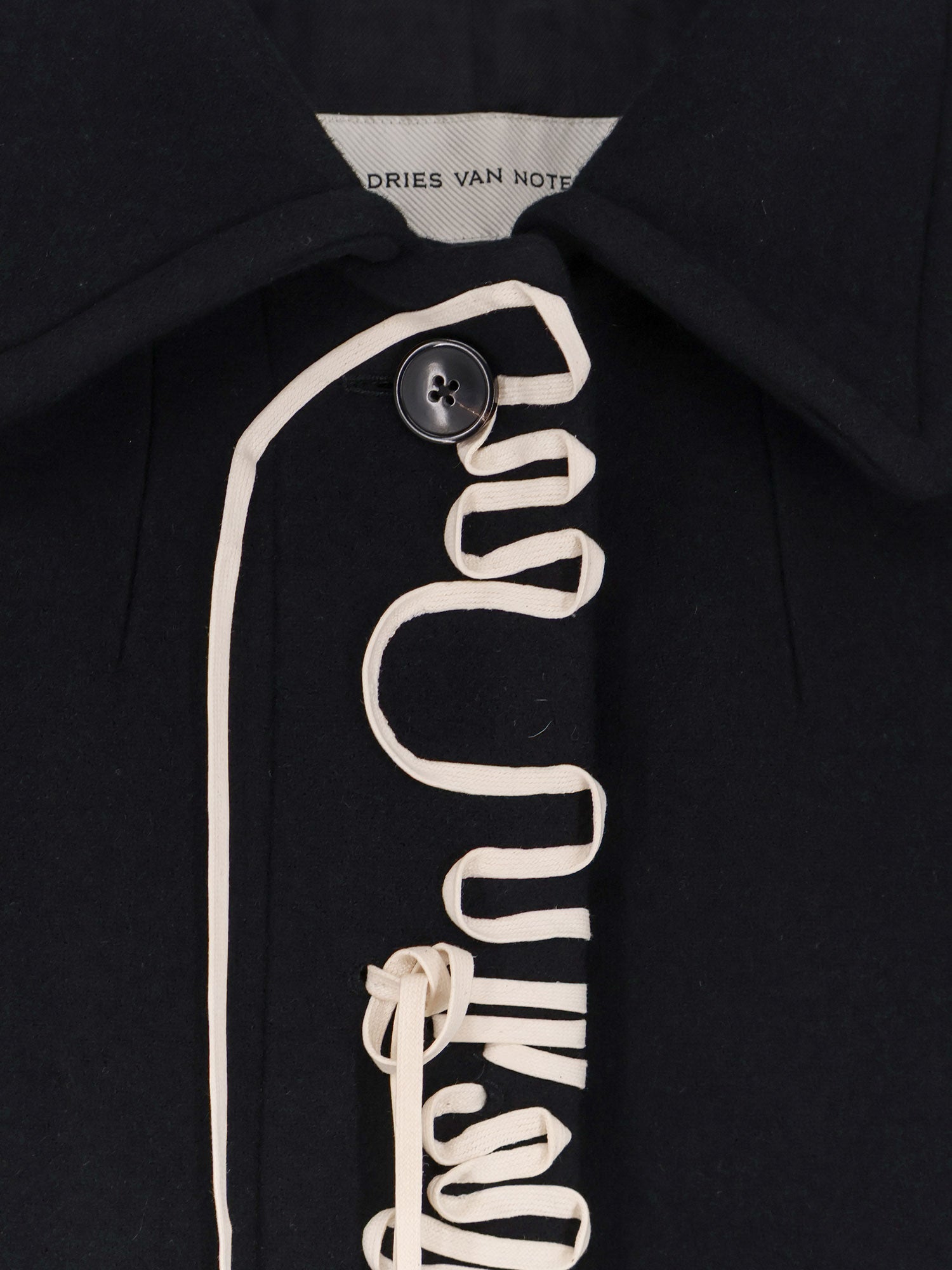 Dries Van Noten Coats Black Wo Pa