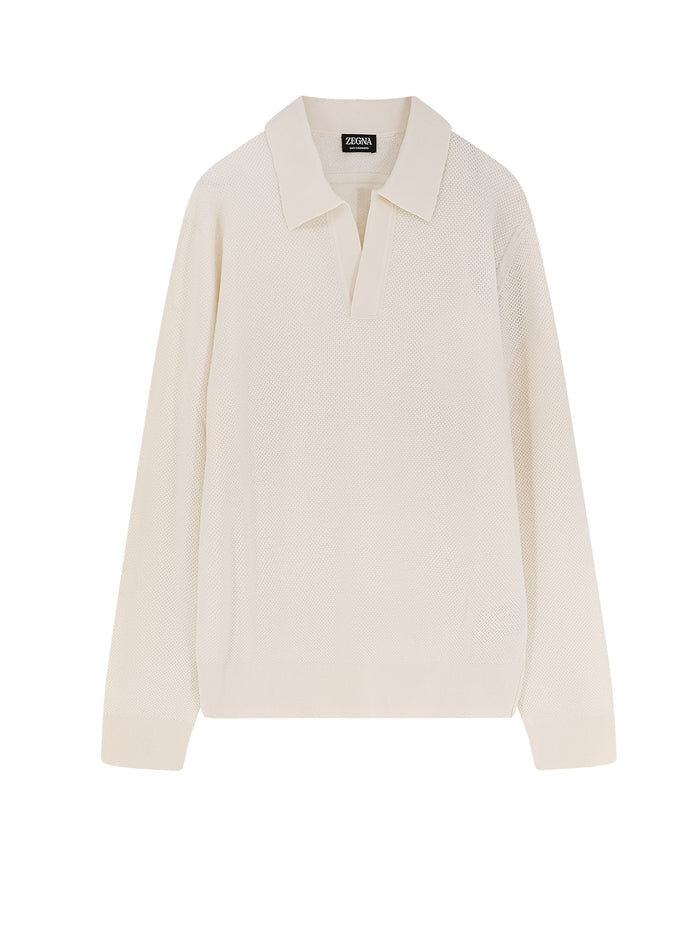 Zegna Sweaters White Cashmere
