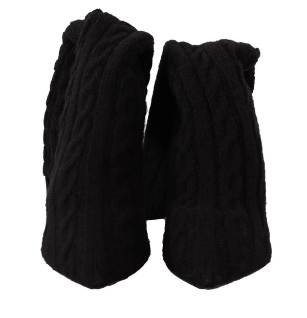 Dolce & Gabbana Fabric boot in black