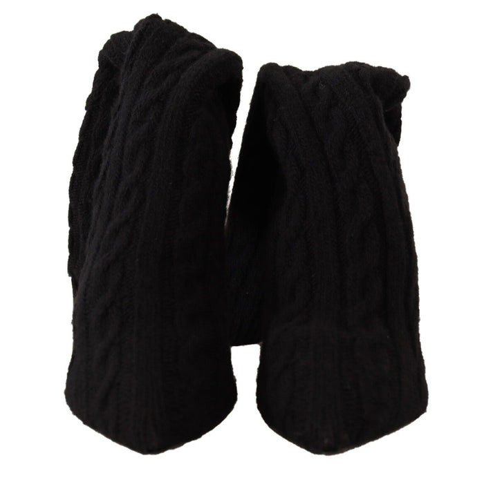 Dolce & Gabbana Fabric boot in black