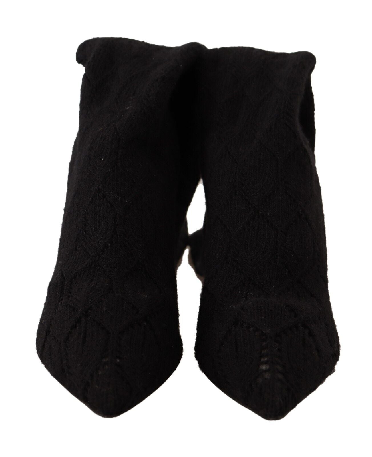 Dolce & Gabbana Fabric upper boot in black