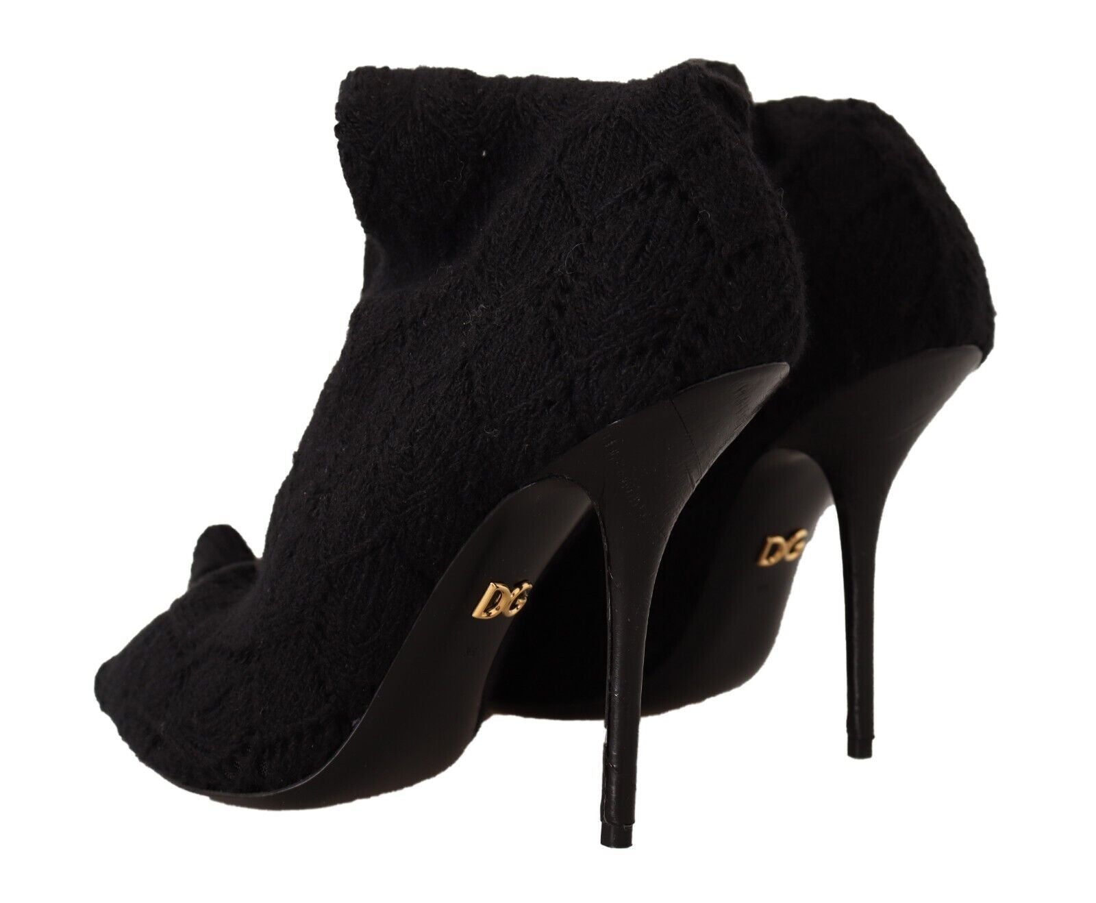 Dolce & Gabbana Fabric upper boot in black — view 3