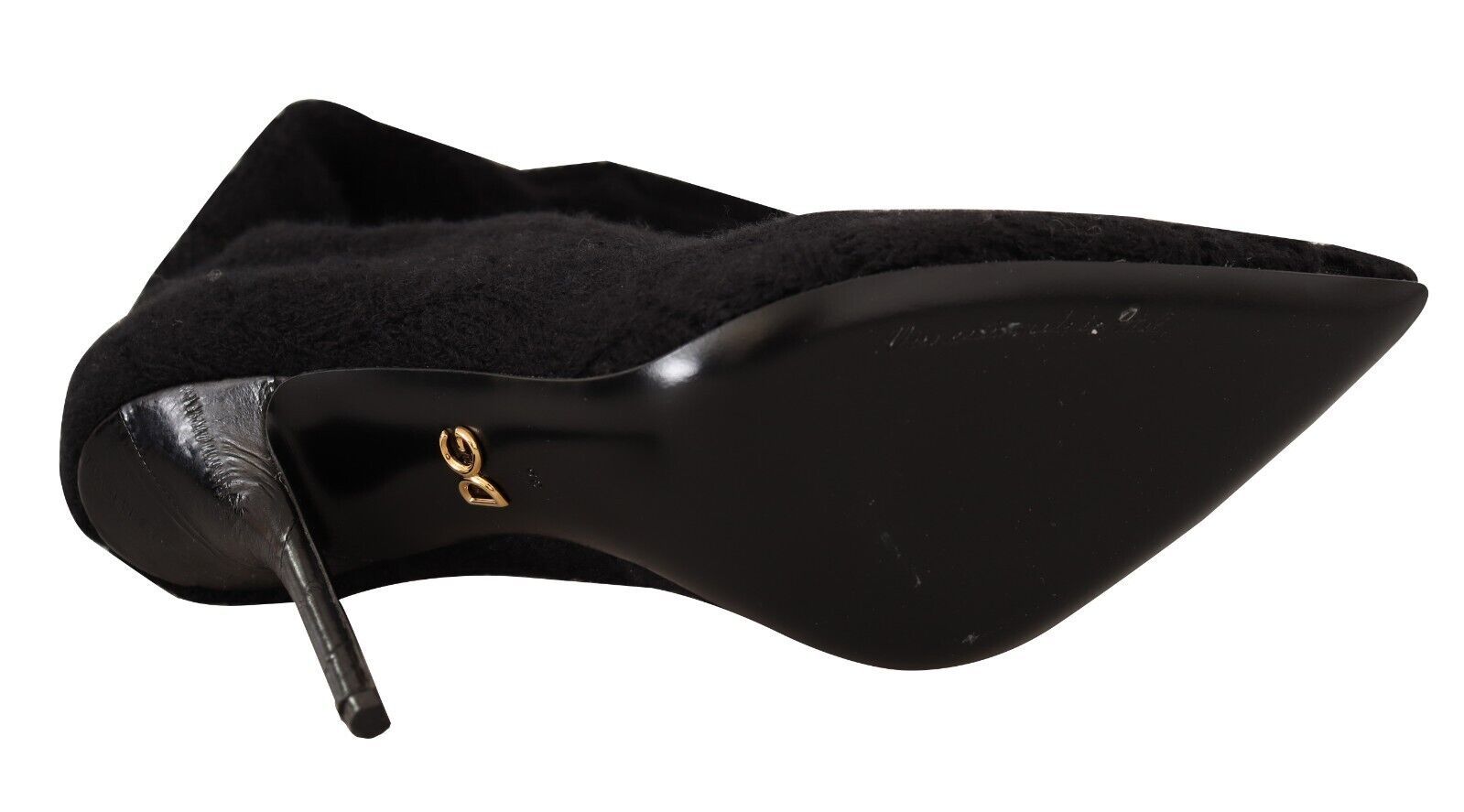 Dolce & Gabbana Fabric upper boot in black — view 6