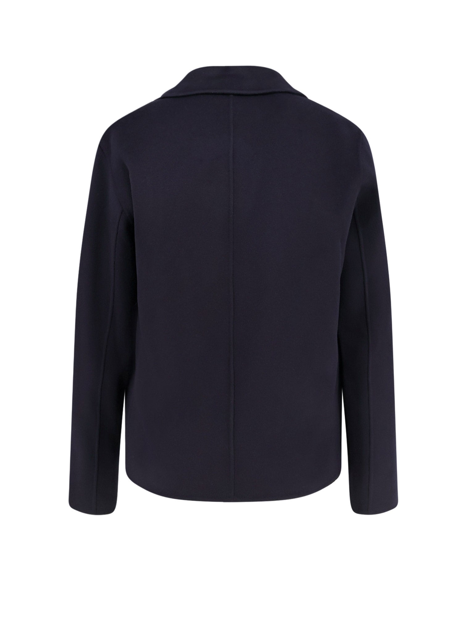 Paltò Coats Blue Lana Nylon