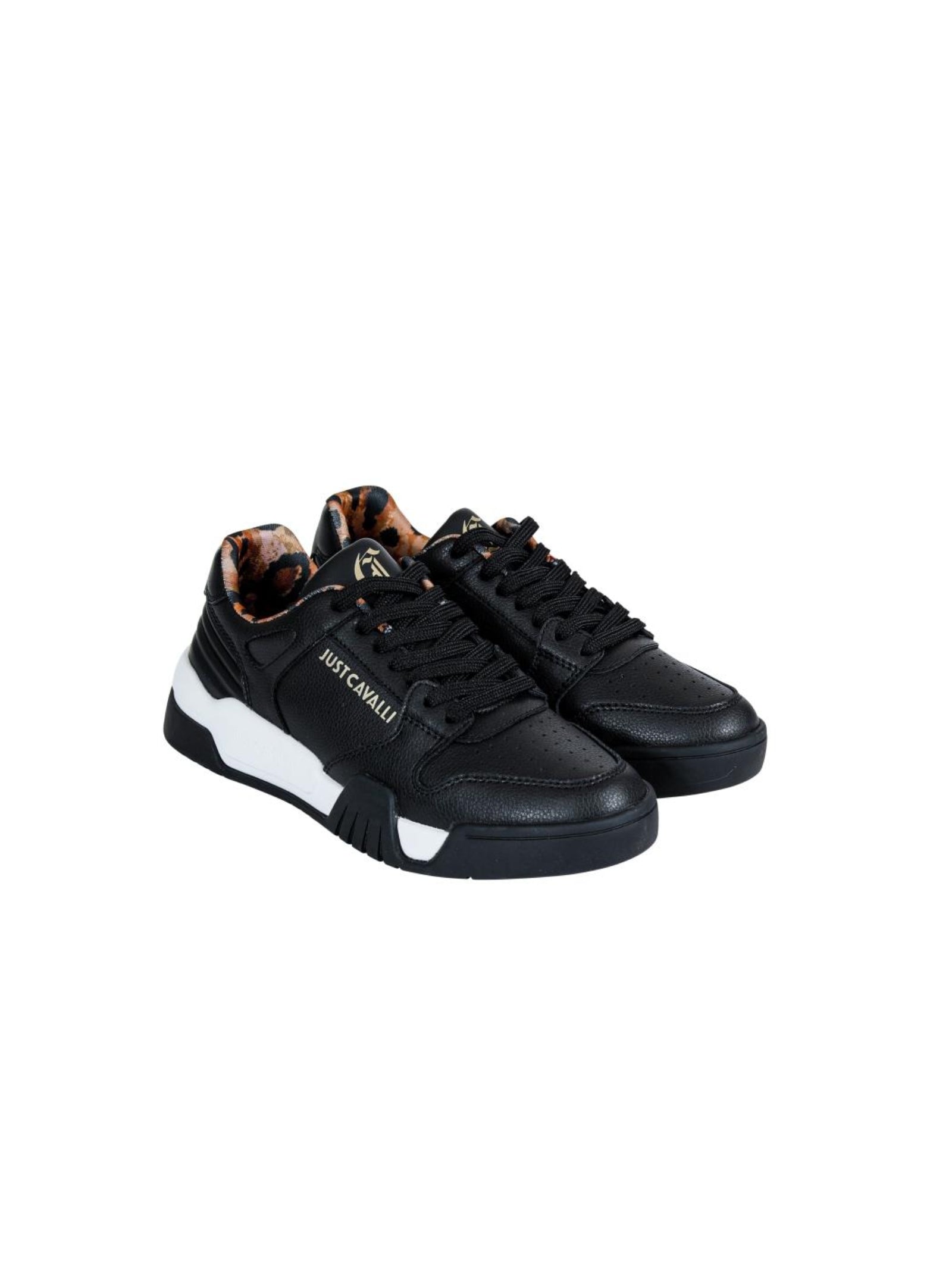Just Cavalli Sneakers Black Bovino