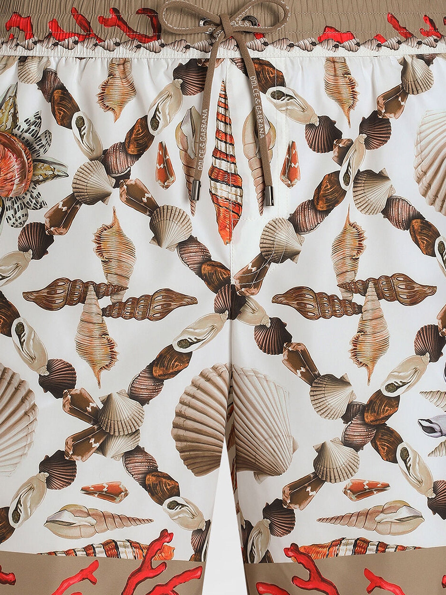 Dolce & Gabbana Sea Clothing Conchiglie F.bianco Poliestere