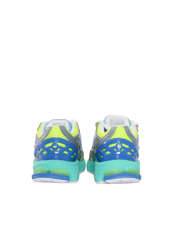 Scarpa Kids Lifestyle Alkaline Green - Blue Bird Synthetic Yellow Kid Sneaker