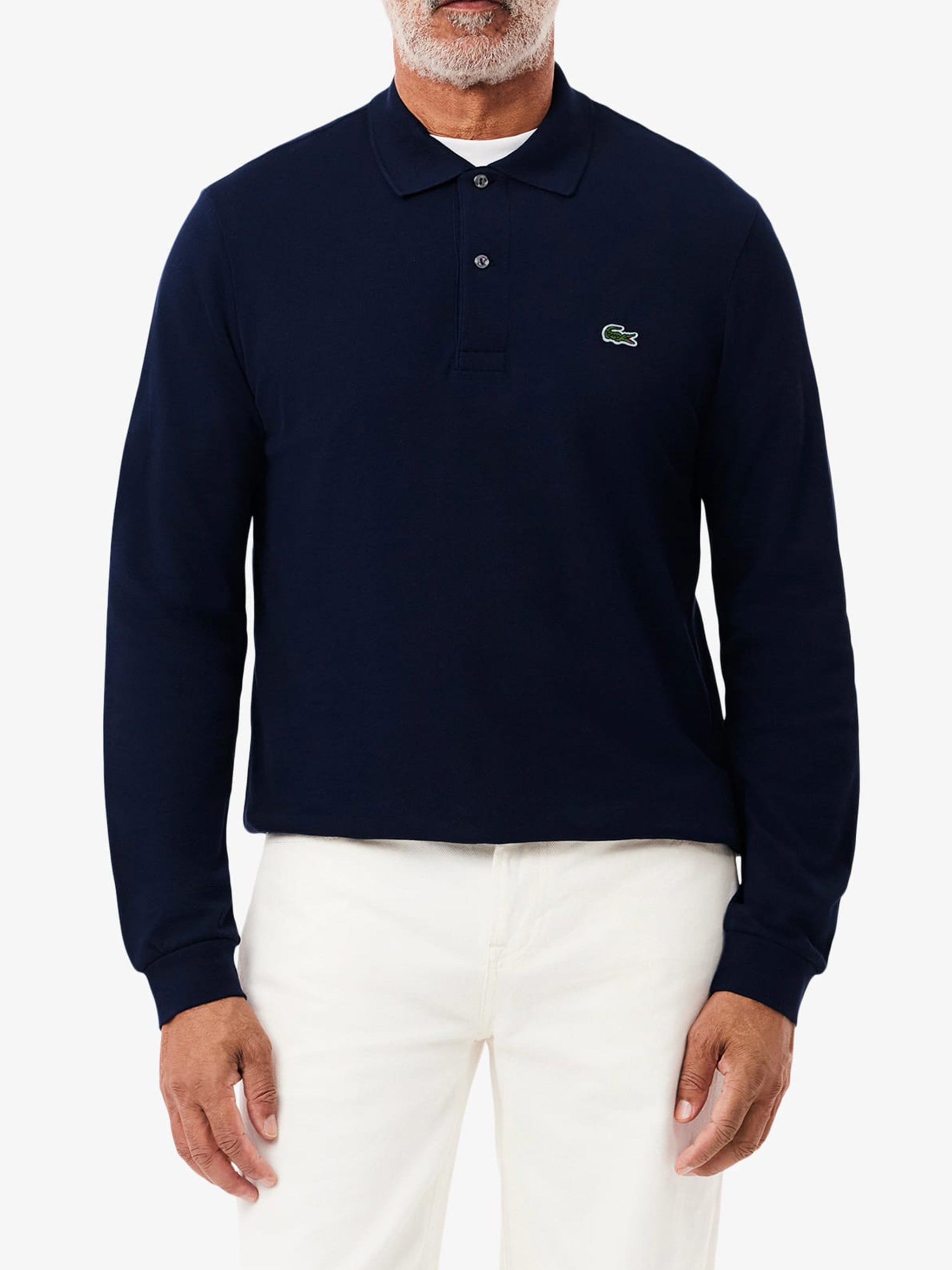 Polo Manica Lunga Blue Maglia
