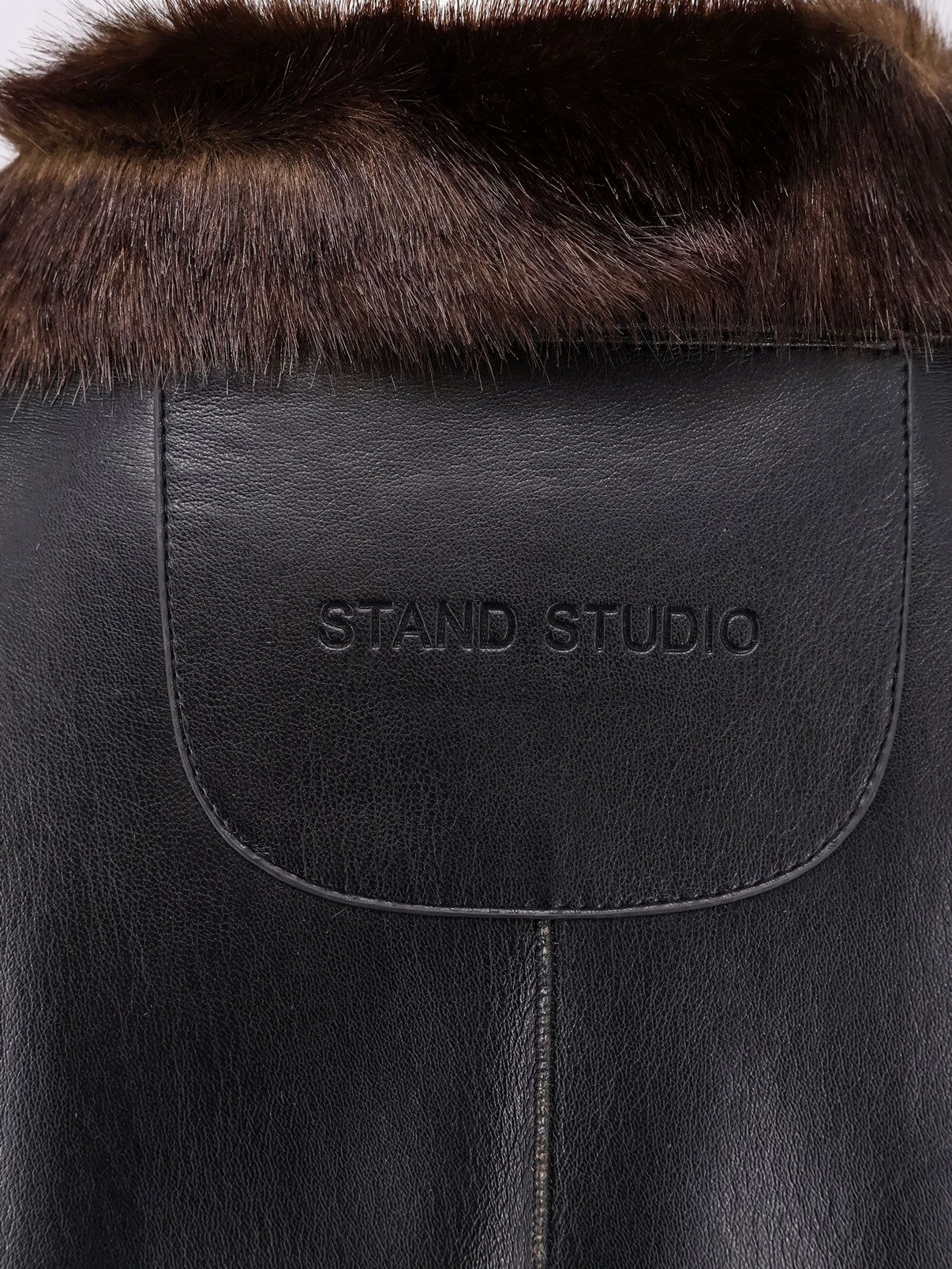 Stand Studio Jackets Blackbrown Poliuretano