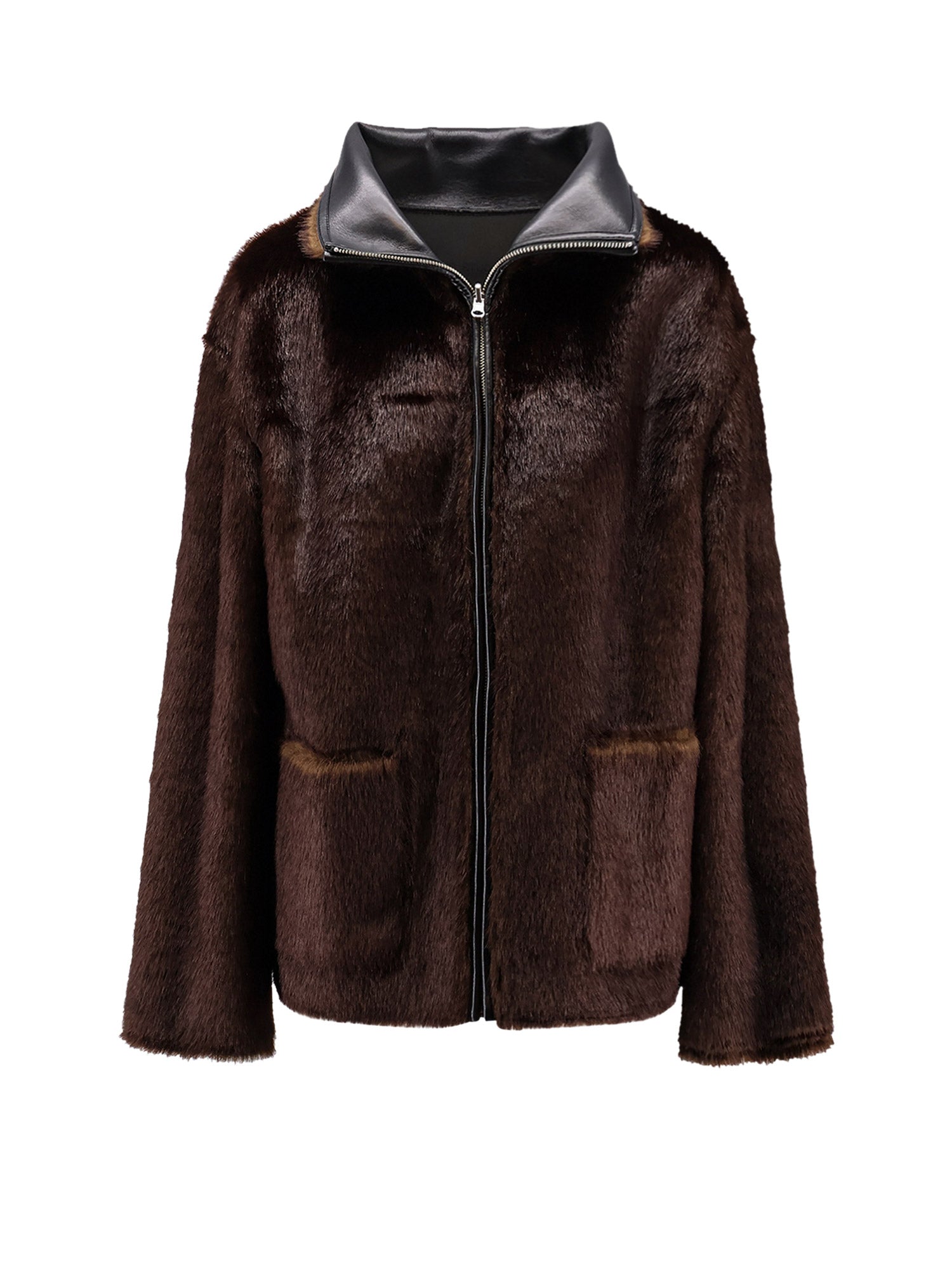 Stand Studio Jackets Blackbrown Poliuretano
