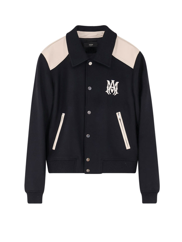 Amiri Jackets Black Lana Vergine