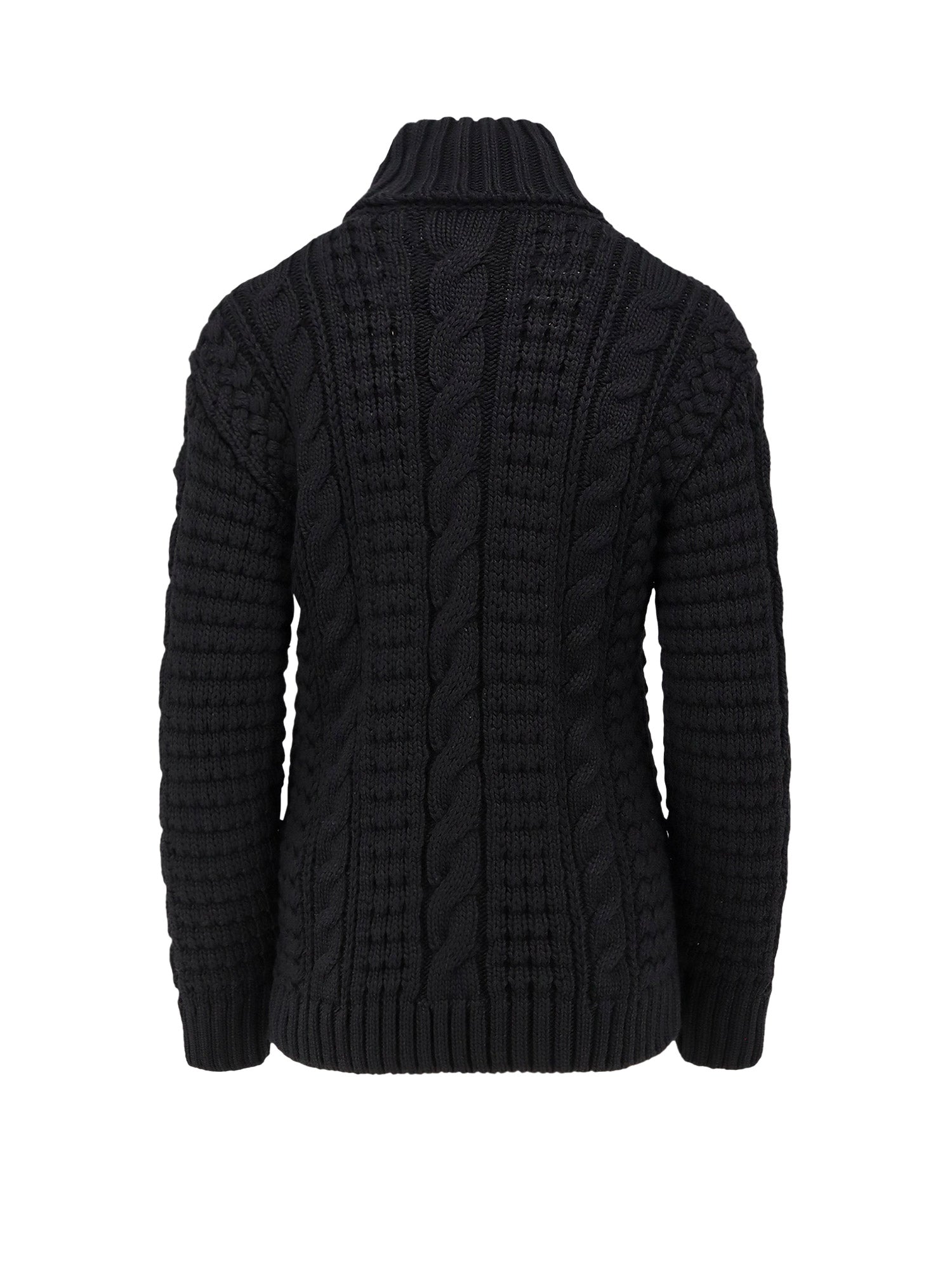 MONCLER GENIUS Sweaters Black Viscosa Elastan
