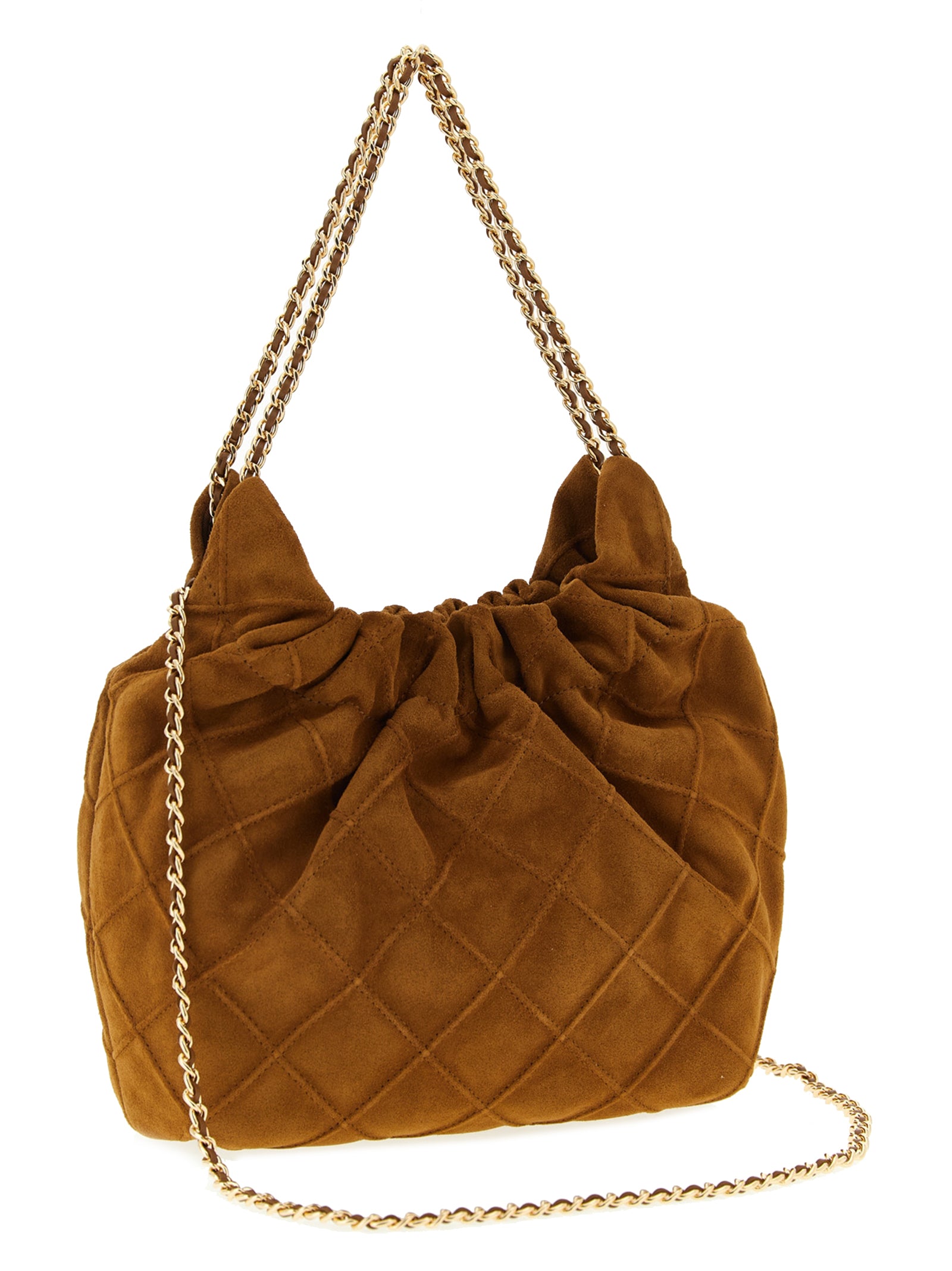 Fleming mini handbag Brown Bovine Leather Shoulder Bags