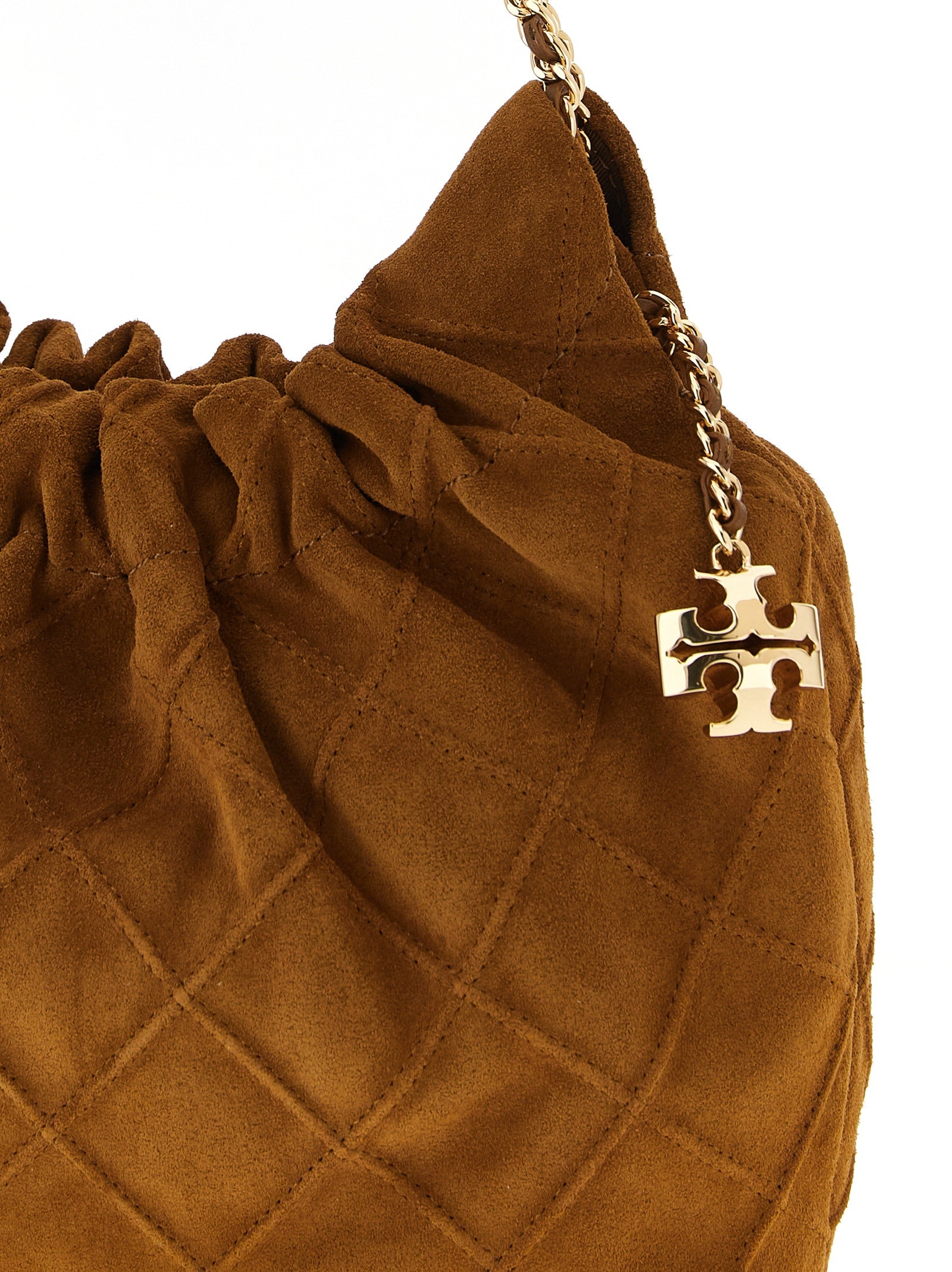 Fleming mini handbag Brown Bovine Leather Shoulder Bags