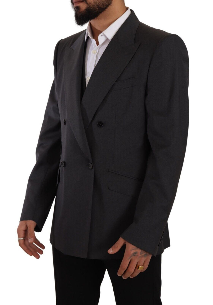 Dolce & Gabbana 98% Virgin Wool blazer in gray