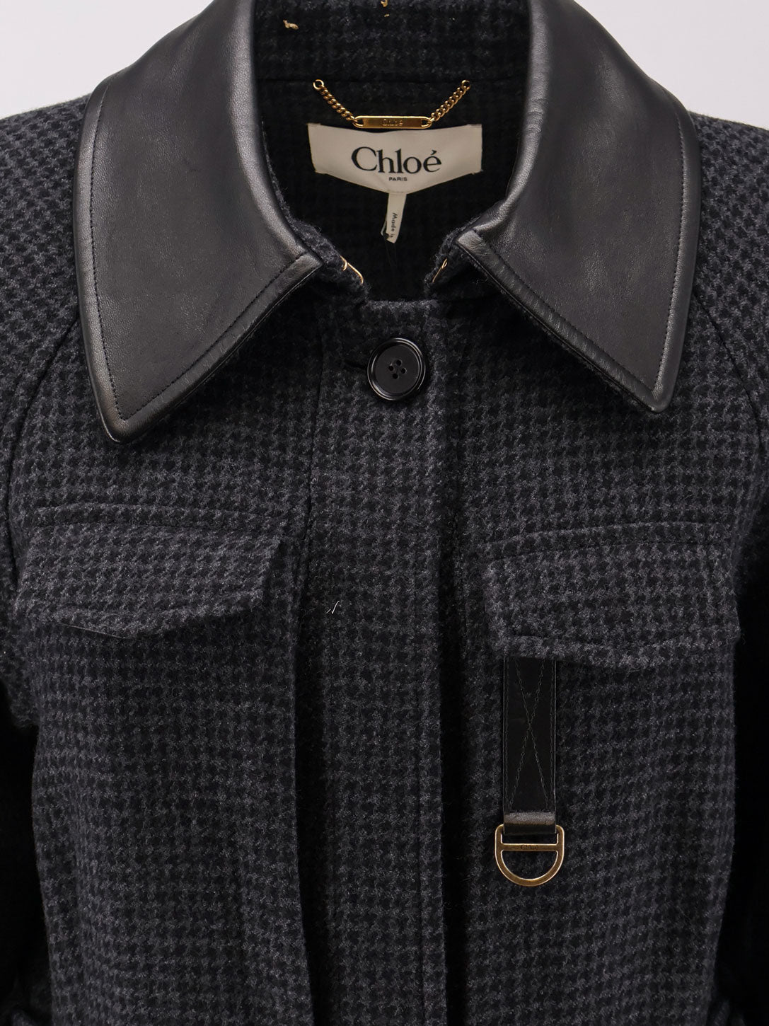 Chloè Coats Pearly Black