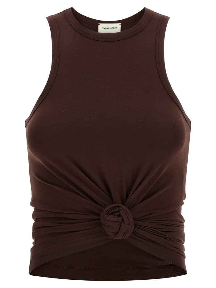 05 top Brown Cotton Tops