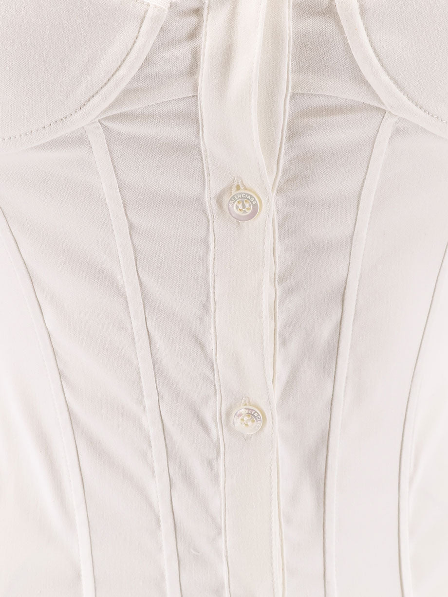 Balenciaga Shirts White Cotone