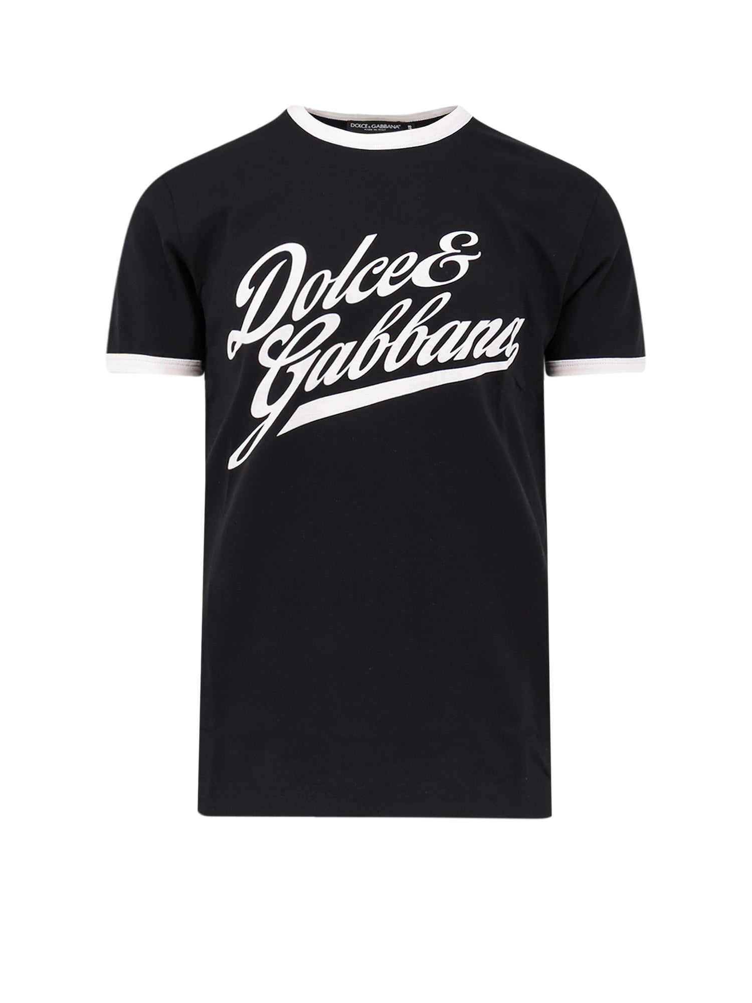 Dolce & Gabbana T-shirts and Polos Black Cotone