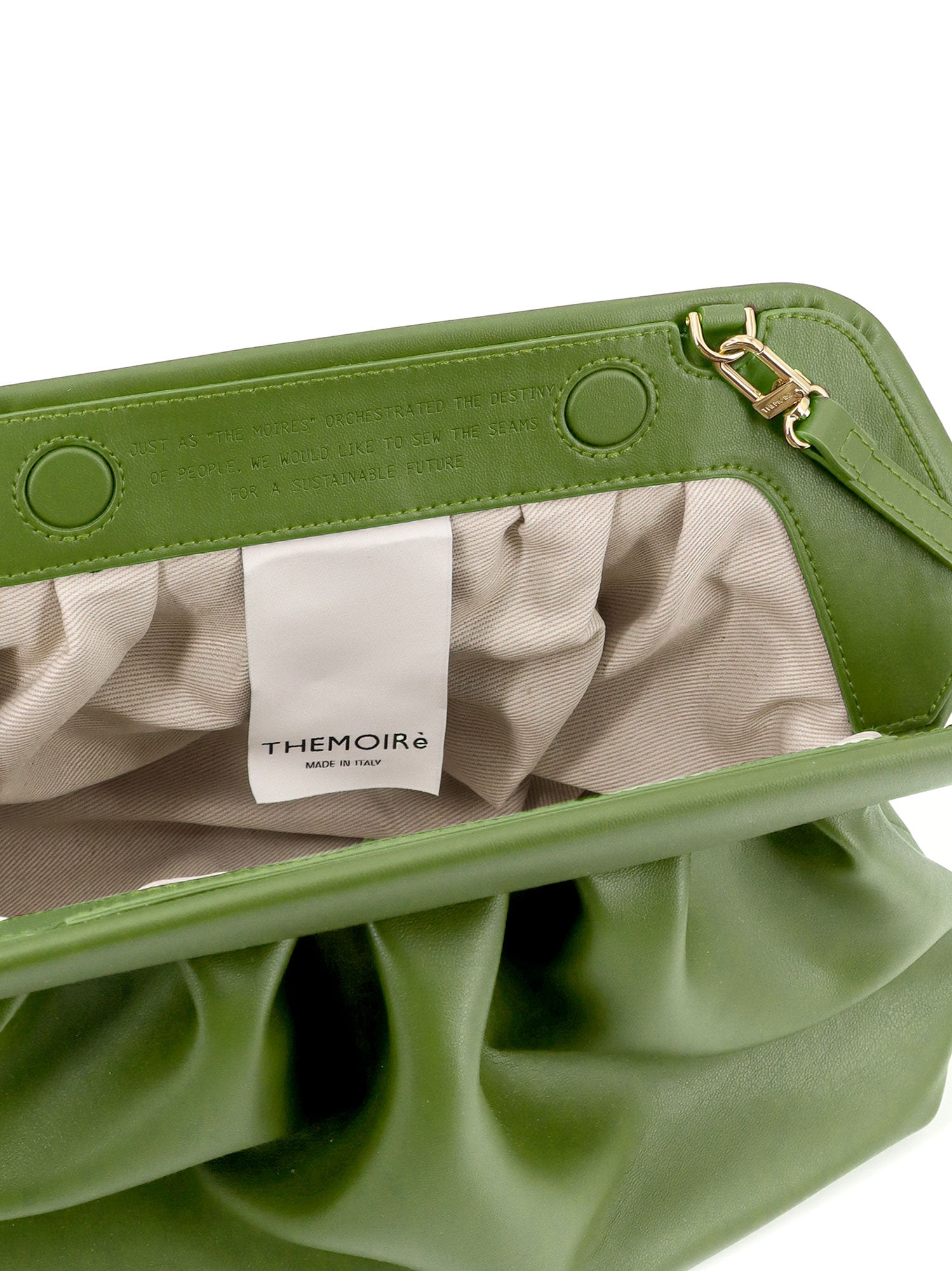 Themoire Bags Green Pelle Vegana
