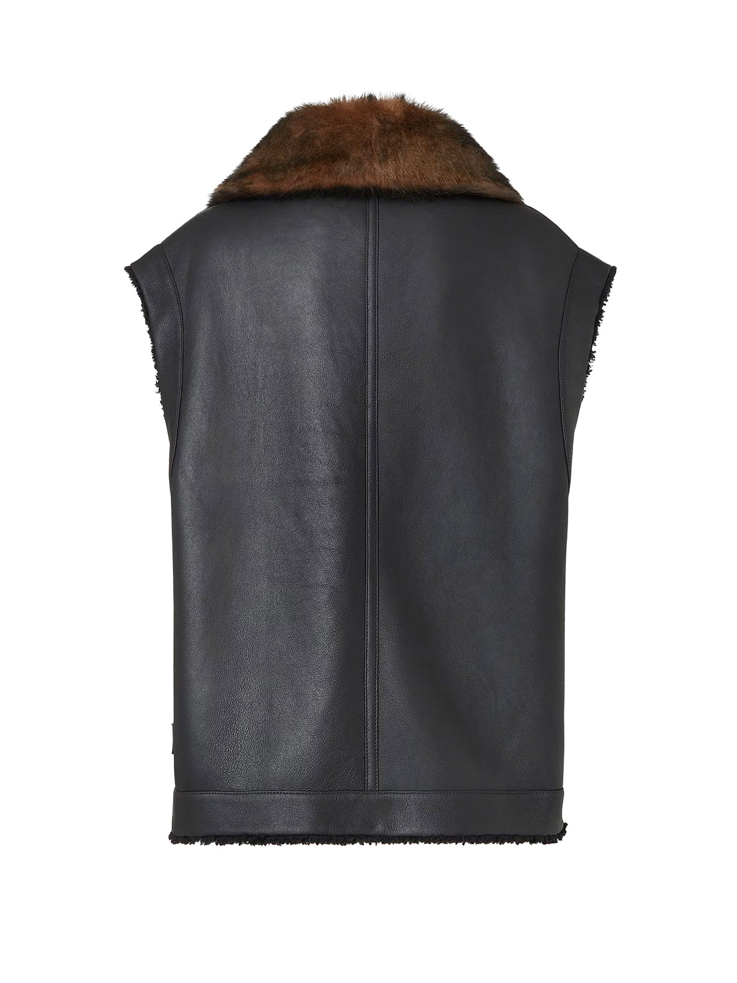 Fendi Jackets Black Pelle Di Montone