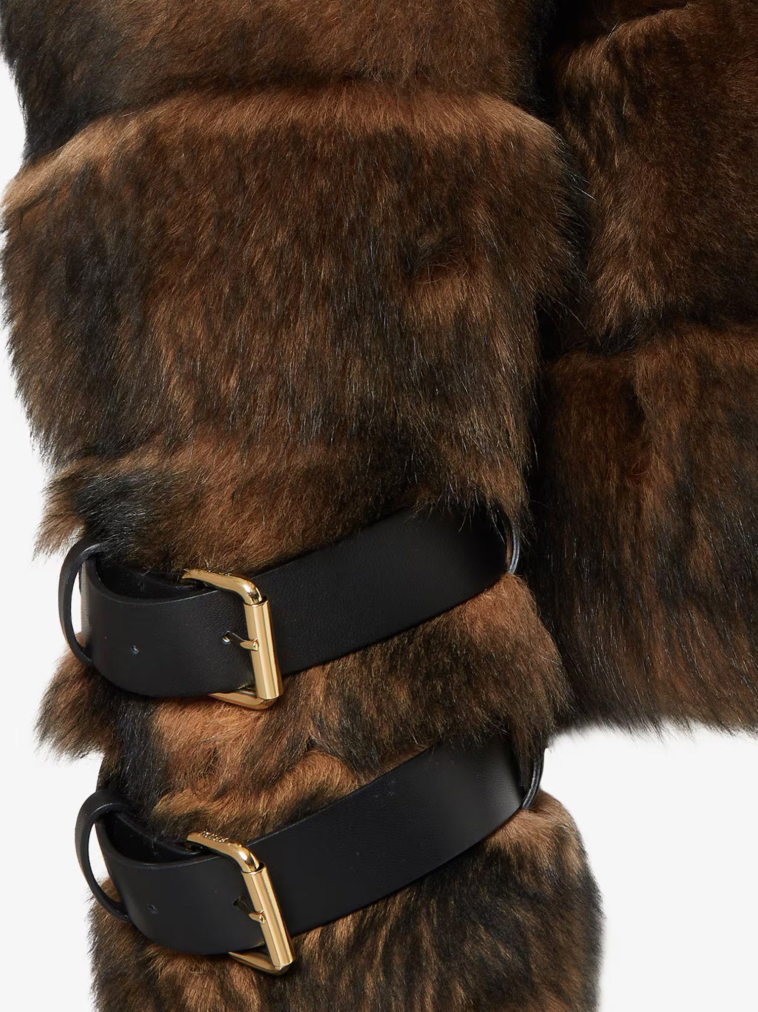 Fendi Jackets Ochre Pelliccia D' Agnello