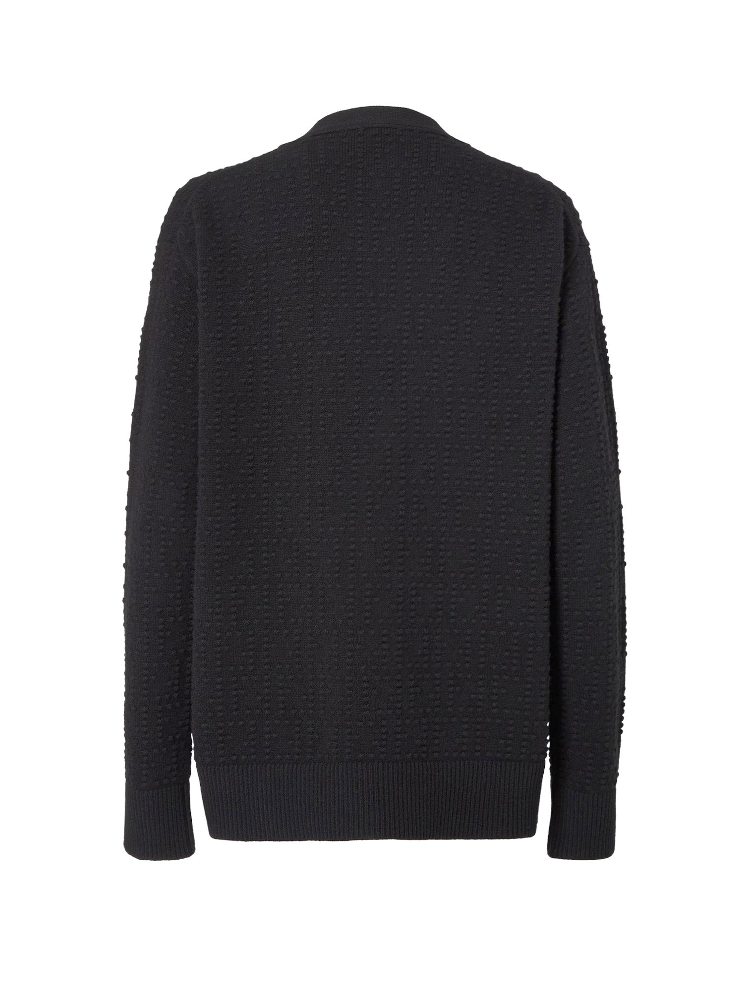 Fendi Sweaters Black Lana Cashmere Elastane