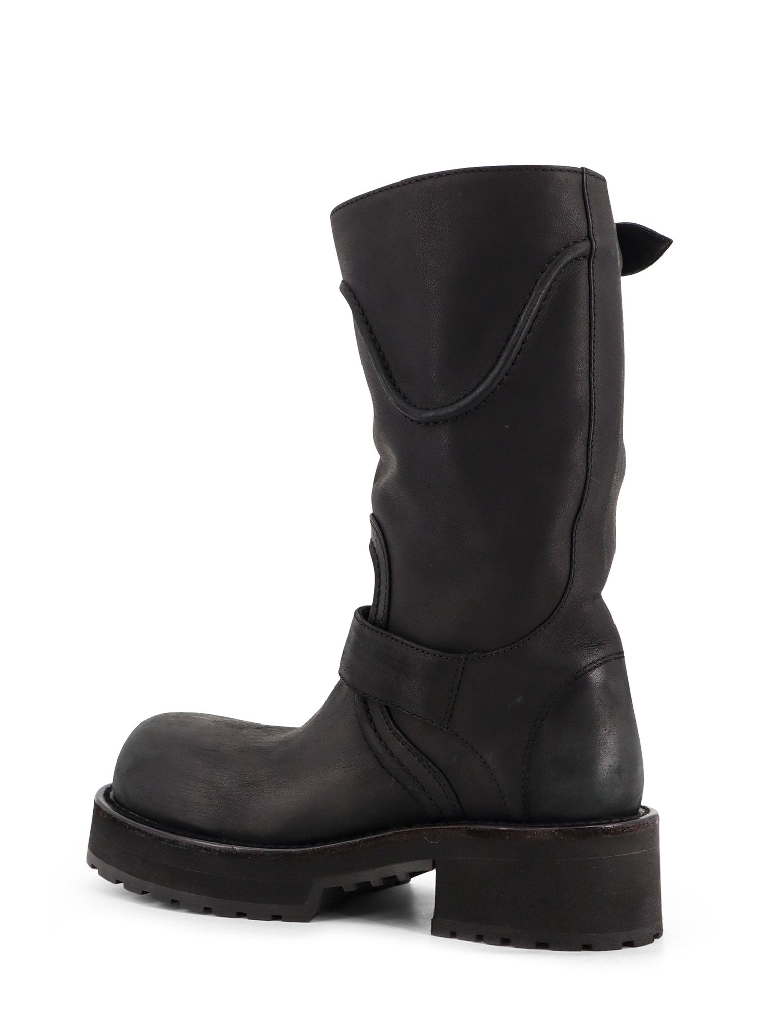 Balenciaga Boots Blacksilver Pelle