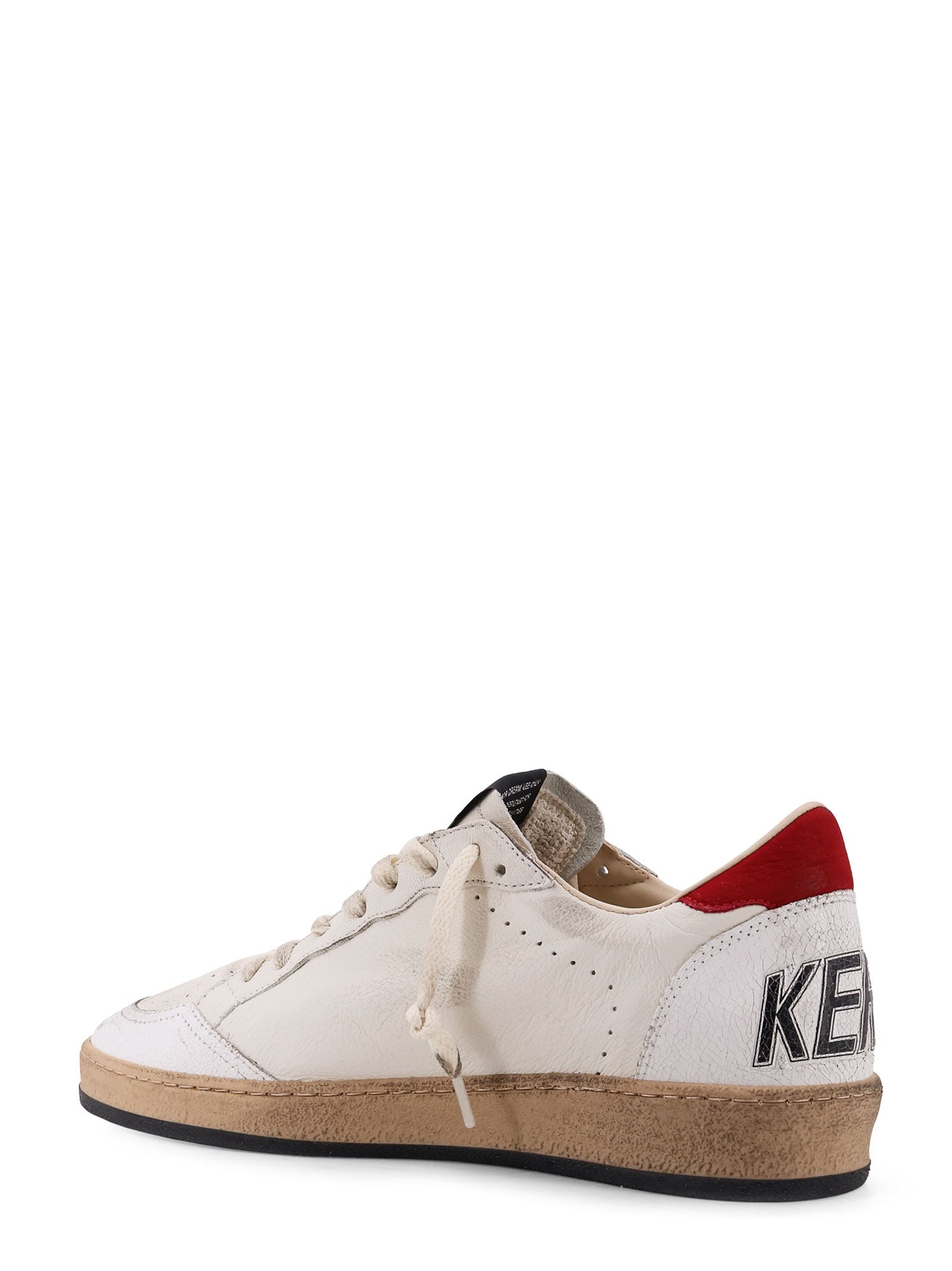 Golden Goose Sneakers White Silver Blue Red Pelle