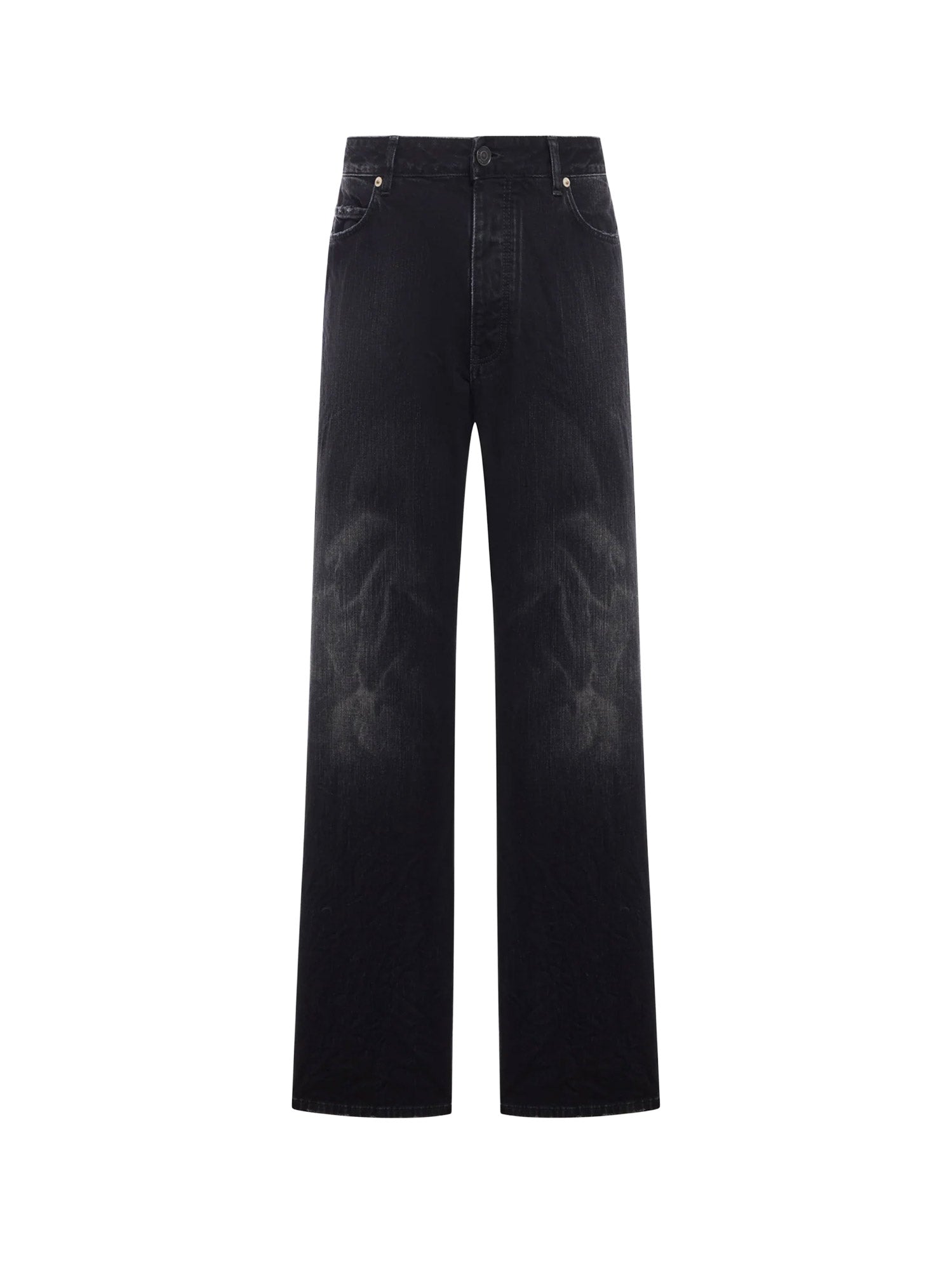 Balenciaga Jeans Black Fade Out Cotone