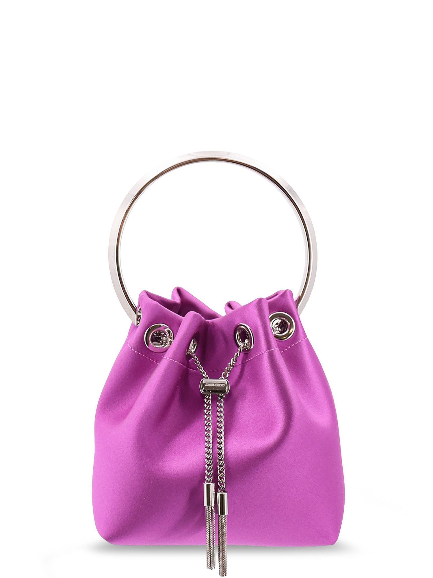 Jimmy Choo Bags Violetorchidsilver Satin