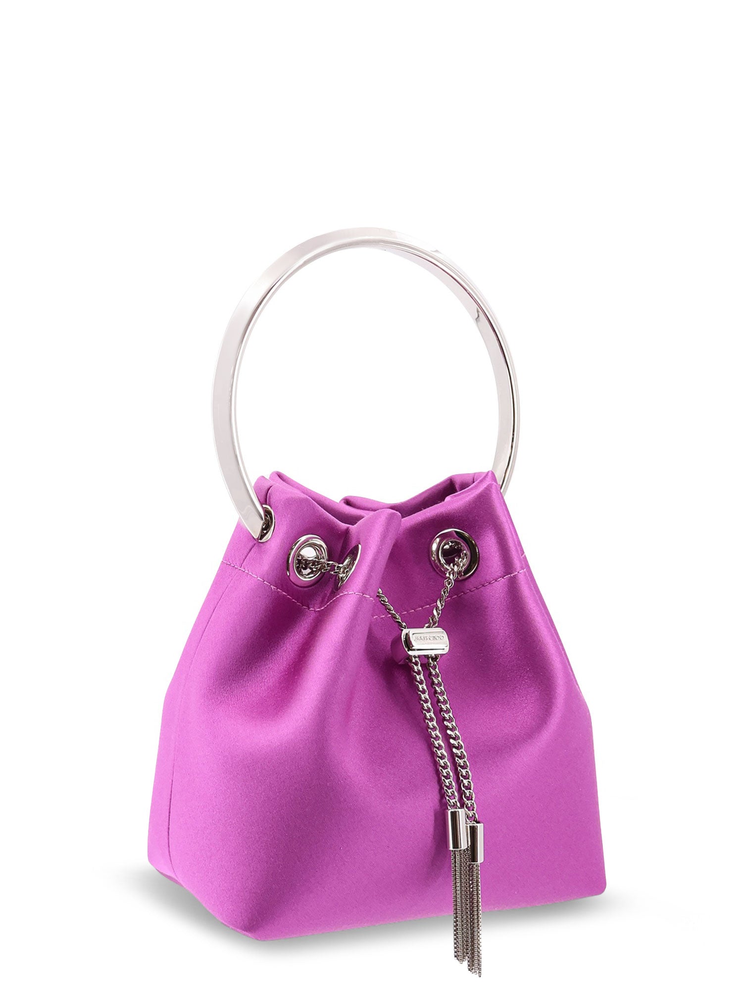 Jimmy Choo Bags Violetorchidsilver Satin