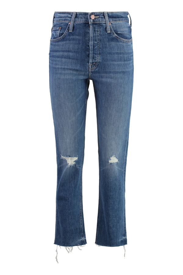 Tomcat Cropped Skinny Jeans Denim Cotton