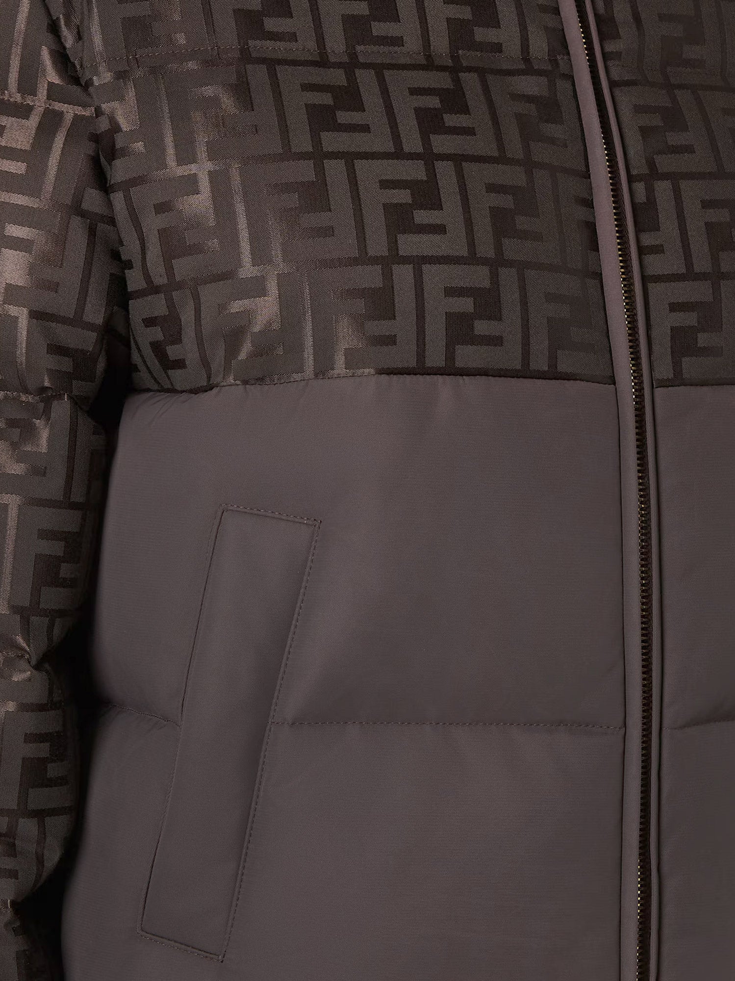 Fendi Jackets Dark Brown-25 Cotone Poliammide