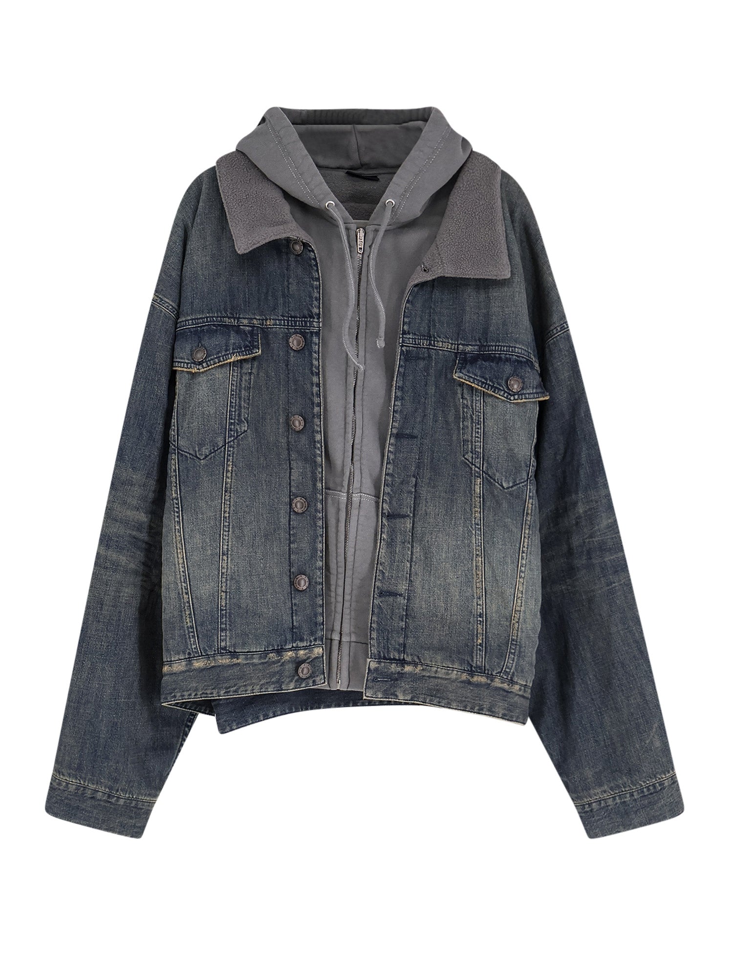 Balenciaga Jackets Blue Cotone