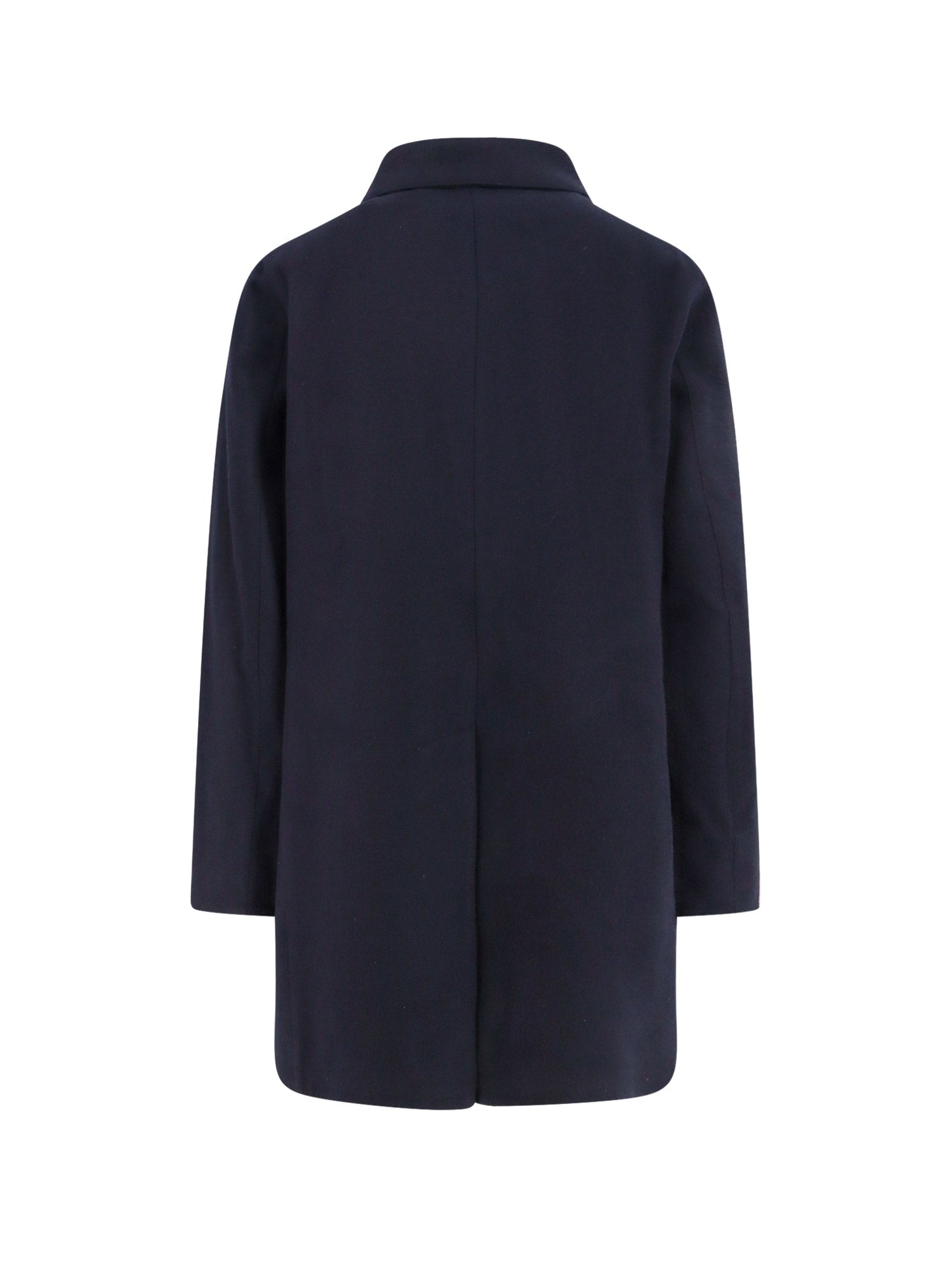 Paltò Coats Black Lana Nylon